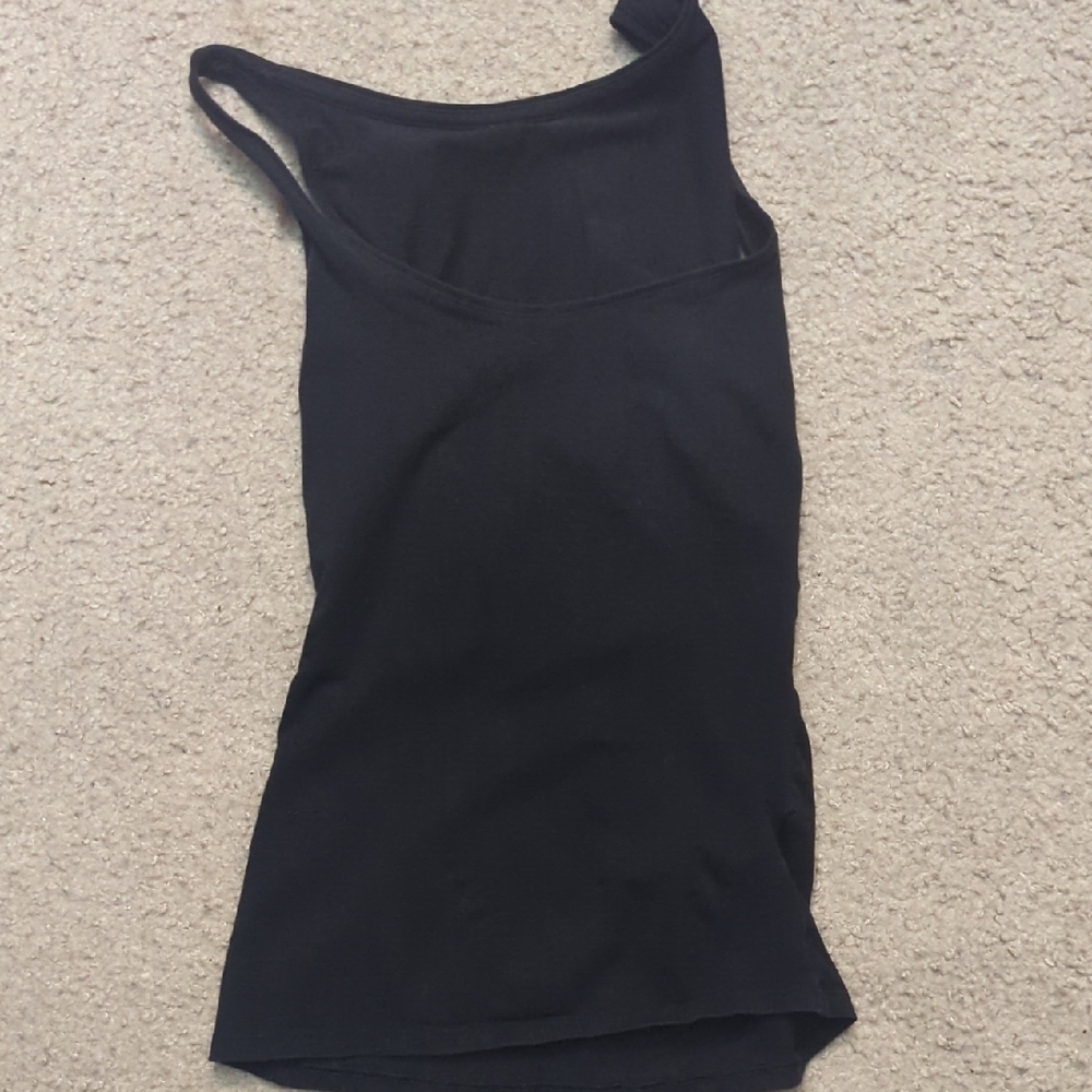 Elegant Black Women's Asymmetrical Tank Top